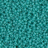 Opaque Turquoise Green 15/0 seed beads || RR15-0412 - Mack & Rex