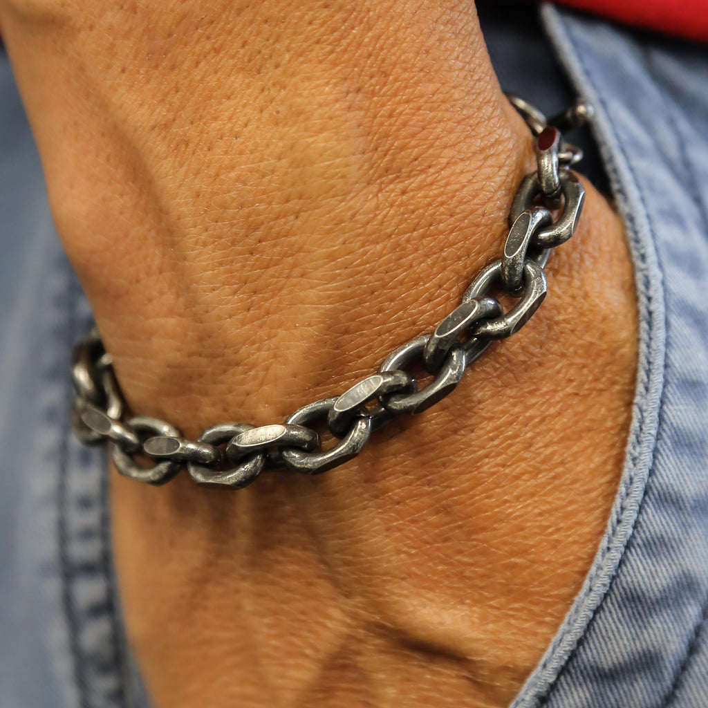 PHOENIX Men's Steel Chain Bracelet – Mack Rex