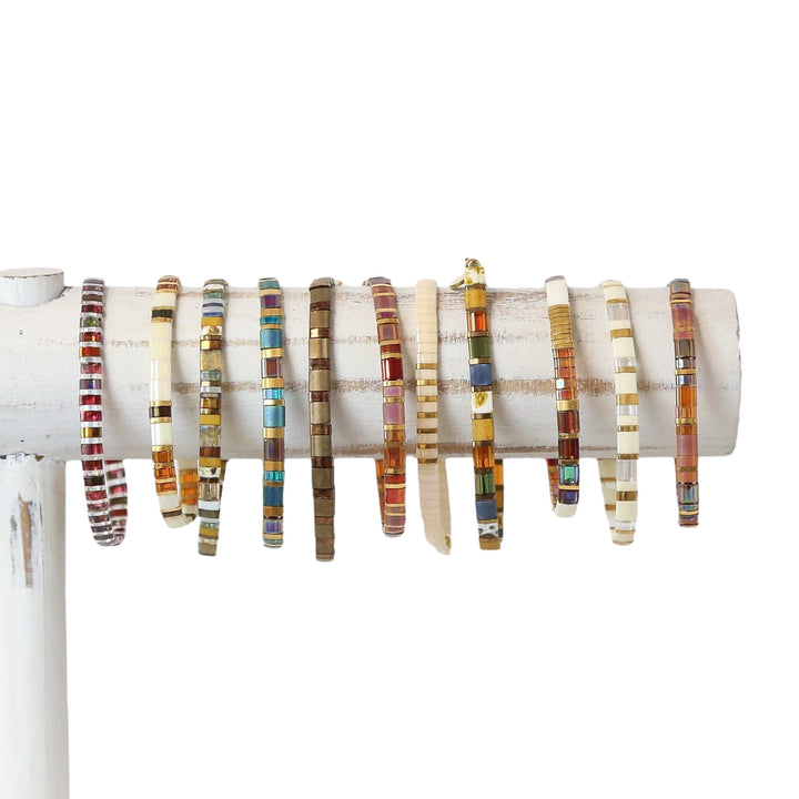 PAINTED MESA - Tila Bead Bracelets