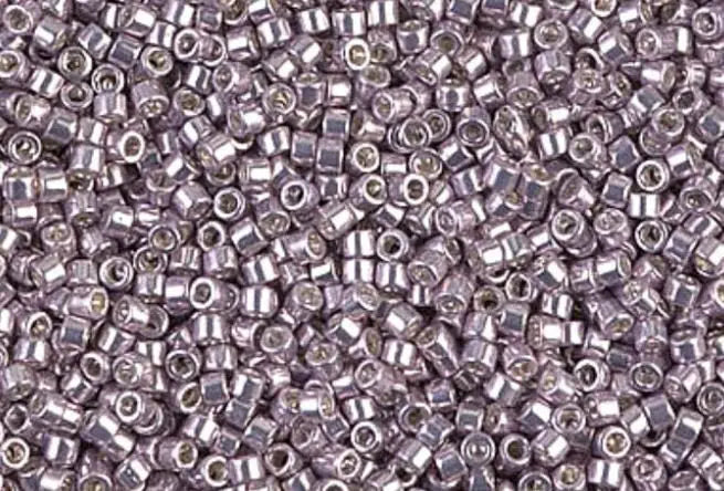 Pale Lavender Galvanized 11/0 Delica Seed Beads || DB-0429 | 11/0 delica beads || DB0429