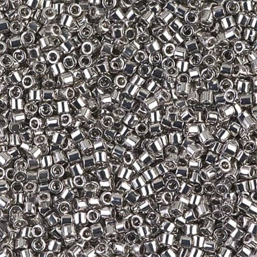 Palladium Plated  10/0 Delica || DBM-0038 ||  Delica Seed Beads - Mack & Rex