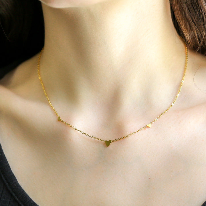 PASSION | 18K Gold Plated Stainless Steel Heart Necklace