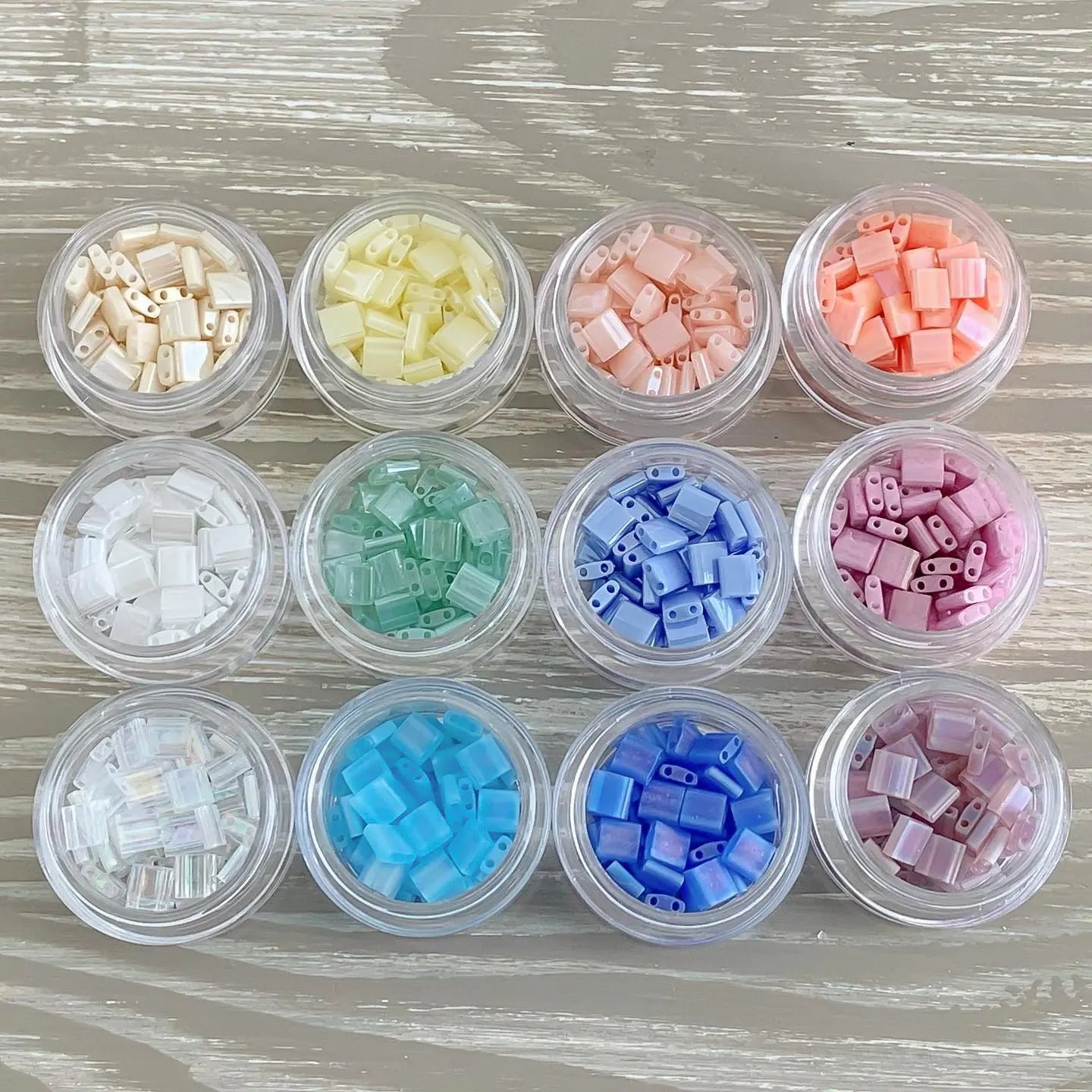 Pastel Tila Beads Color Pack - Makes 20 Bracelets