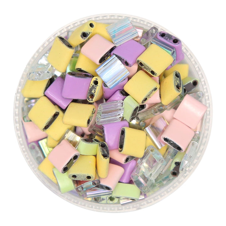 PASTEL PRISM - Multi-colored Tila Bead Mix