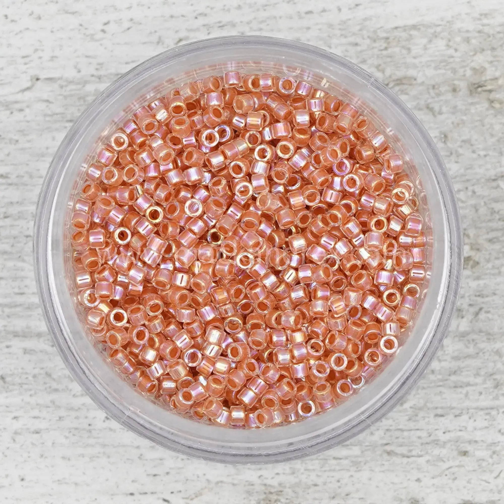 Peachy Gold Crystal 11/0 Delica Seed Beads || DB-0054 | 11/0 delica beads || DB0054 |