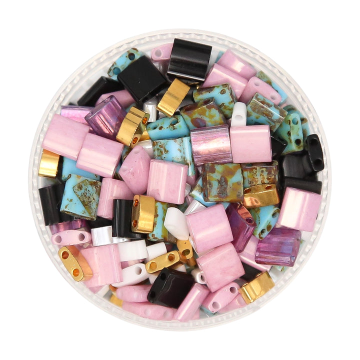 INDULGE - Multi-colored Tila Bead Mix