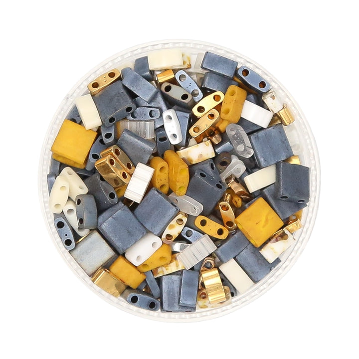 UTAH MOM - Blue and Gold Bead Mix