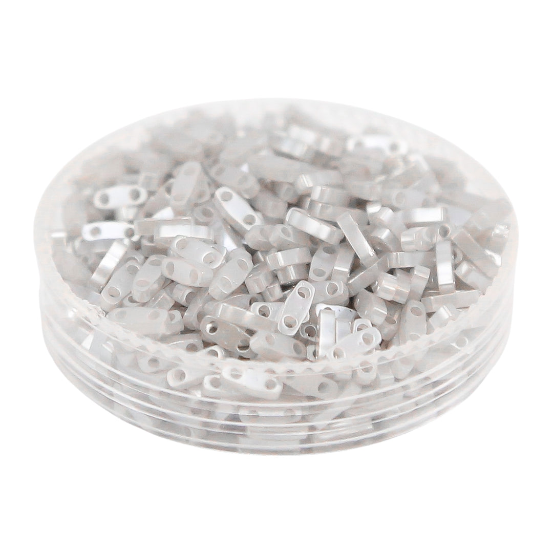 QTL0526 -  CEYLON GRAY - Custom Miyuki Tila Beads