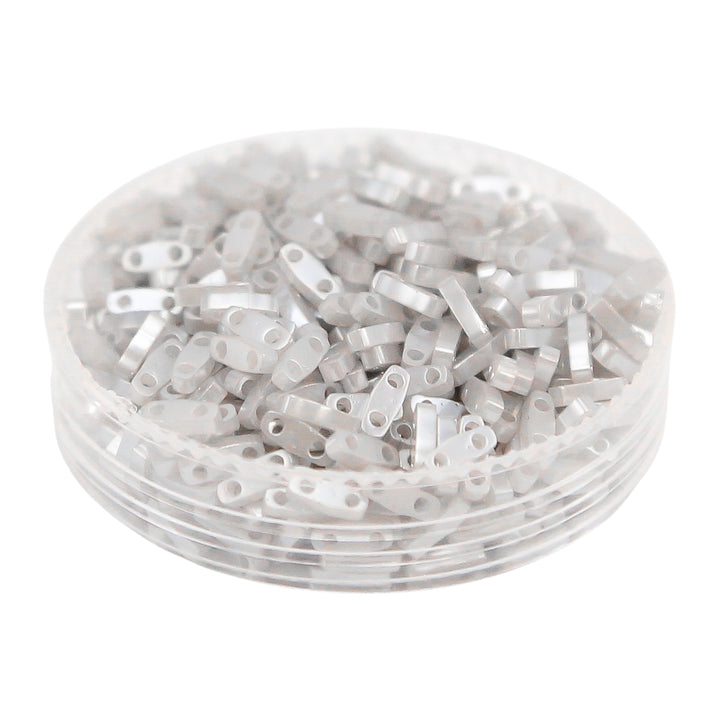 QTL0526 -  CEYLON GRAY - Custom Miyuki Tila Beads