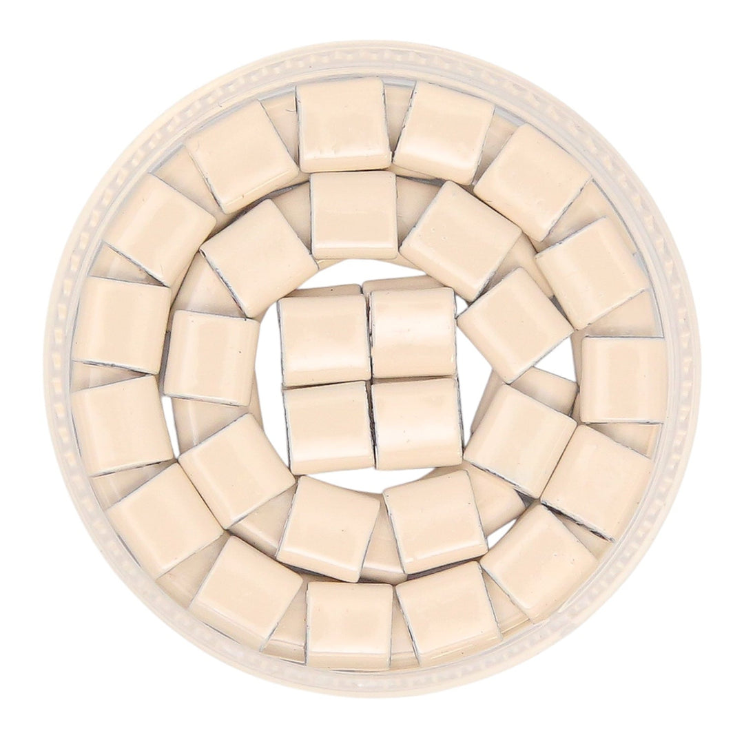 SWISS COFFEE - Half Tile Beads