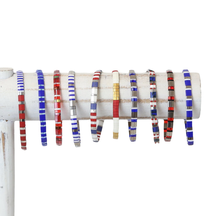 ALL AMERICAN - Tila Bead Bracelets