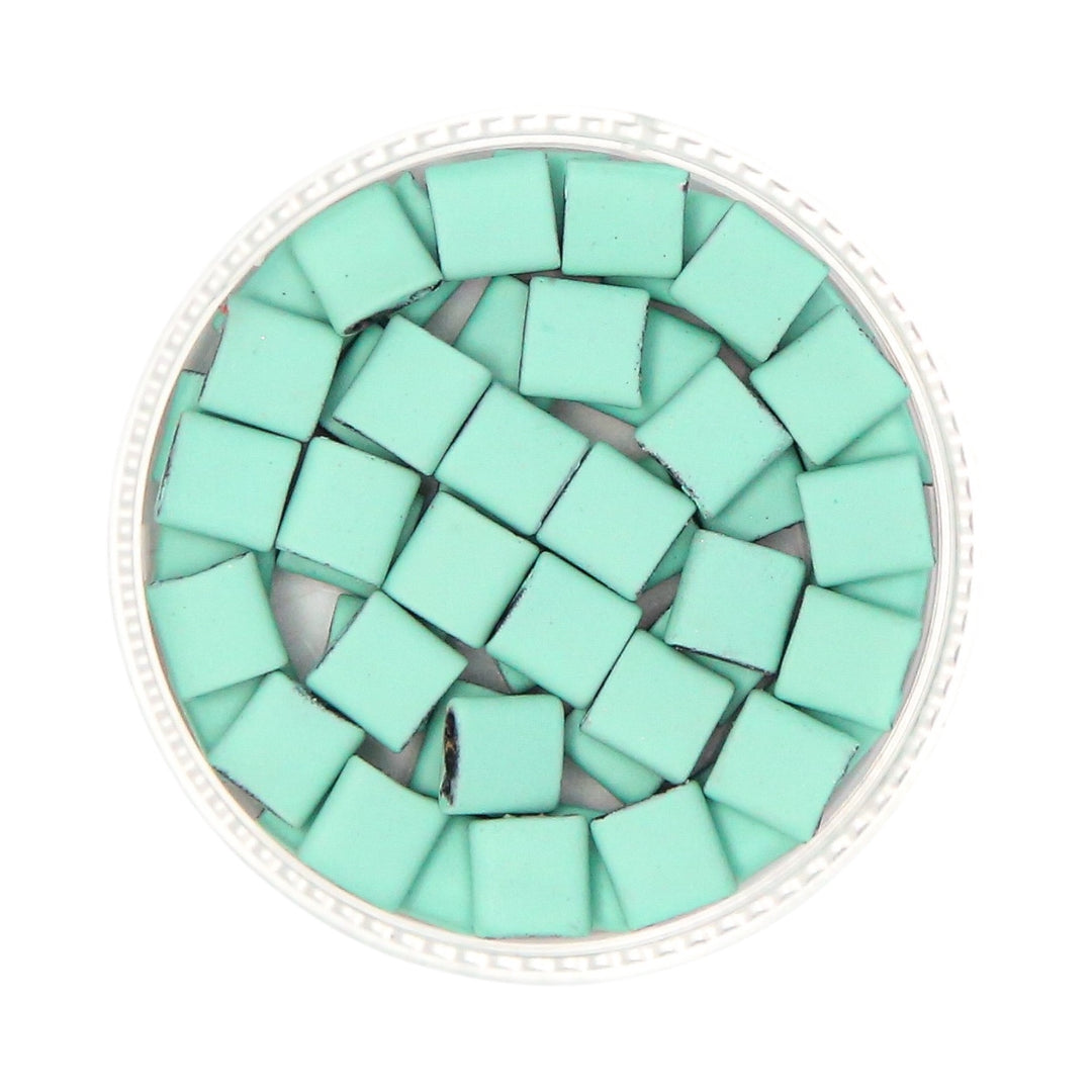 SEAFOAM - Half Tile Beads