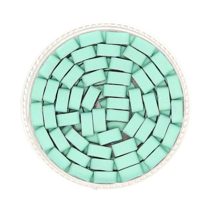 SEAFOAM - Half Tile Beads