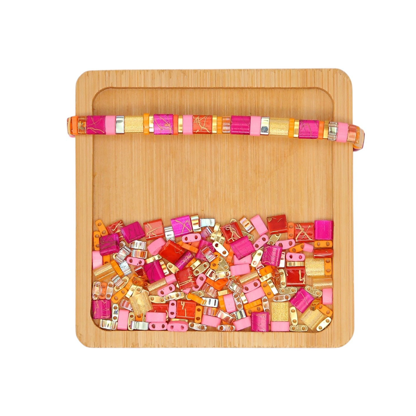 Mack & Rex Maui Sunset Tila Bead Mix – Miyuki Glass Tila Beads In