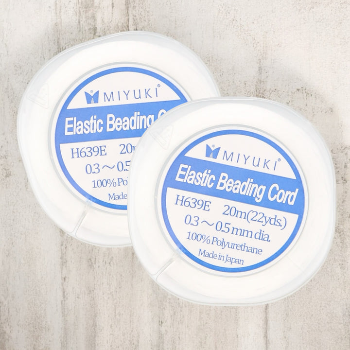 Miyuki Elastic Beading Cord .3-.5mm Elastic - 20 Meters