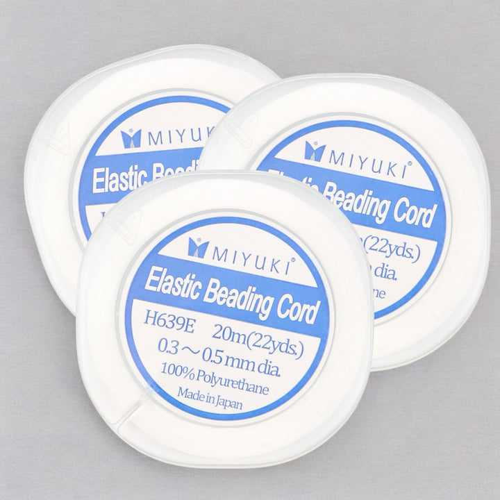 Miyuki Elastic Beading Cord .3-.5mm Elastic - 20 Meters