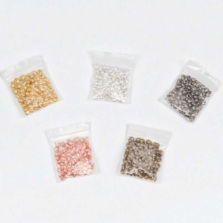 4mm Crimp Covers - Pack of 100pc - ALL COLORS