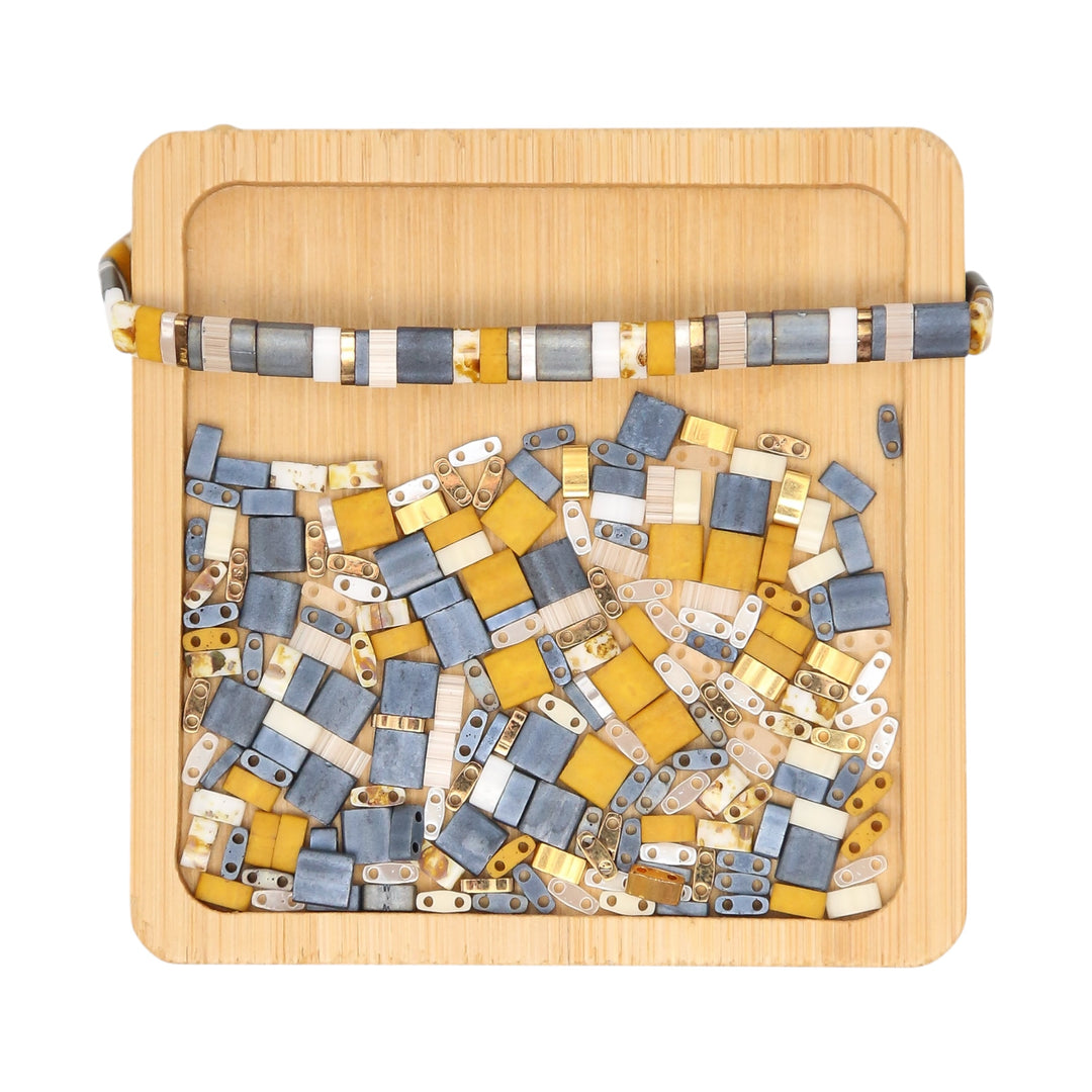 UTAH MOM - Blue and Gold Bead Mix