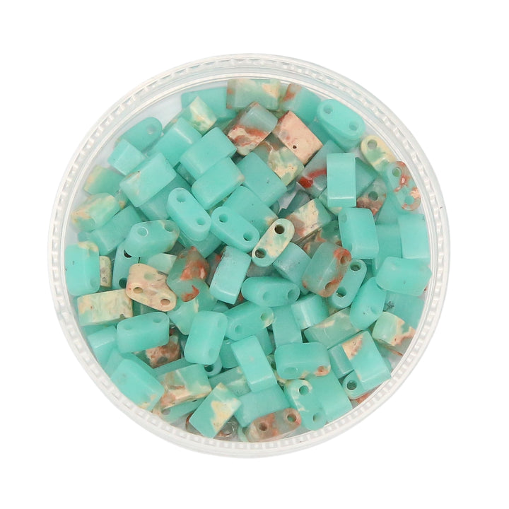 DARK SNAKESITE - Whole Stone Tile Beads