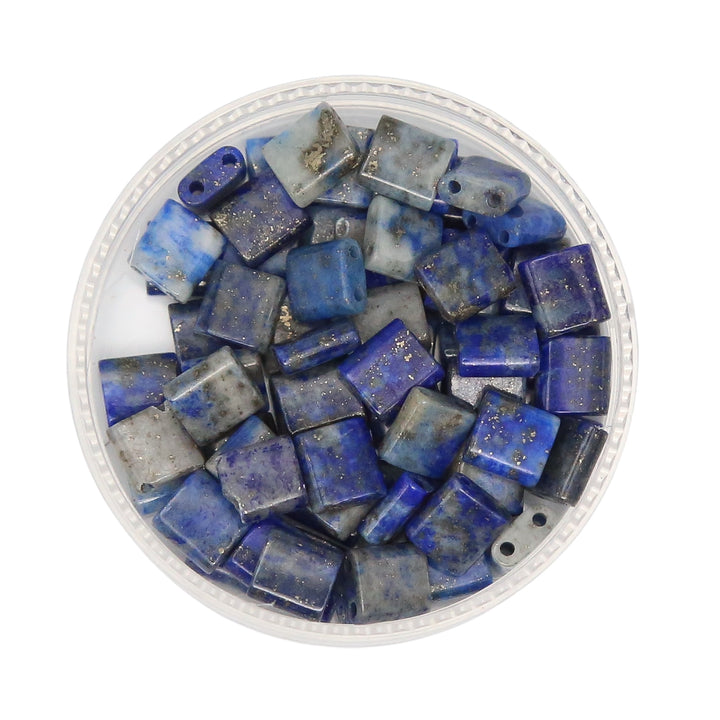 LAPIS - Whole Stone Tile Beads