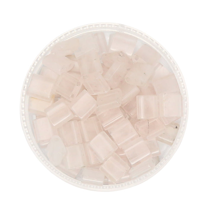 ROSE QUARTZ - Whole Stone Tile Beads