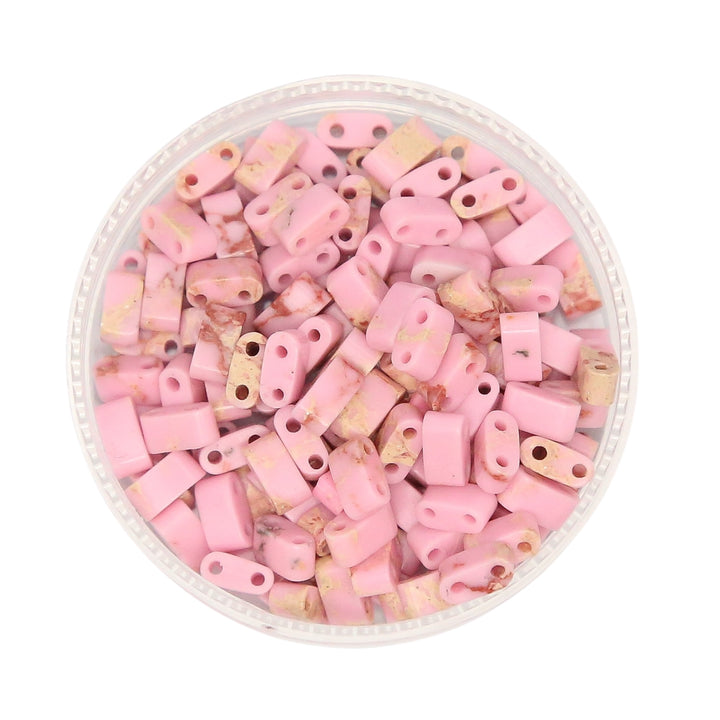 LIGHT PINK IMPERIAL - Whole Stone Tile Beads