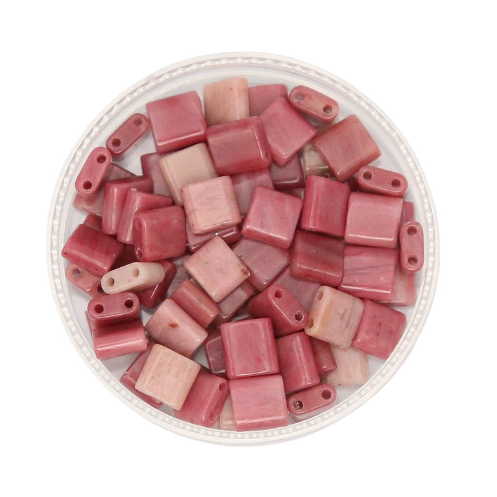 RHODOCHROSITE - Whole Stone Tile Beads