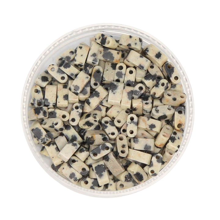 DALMATIAN - Whole Stone Tile Beads