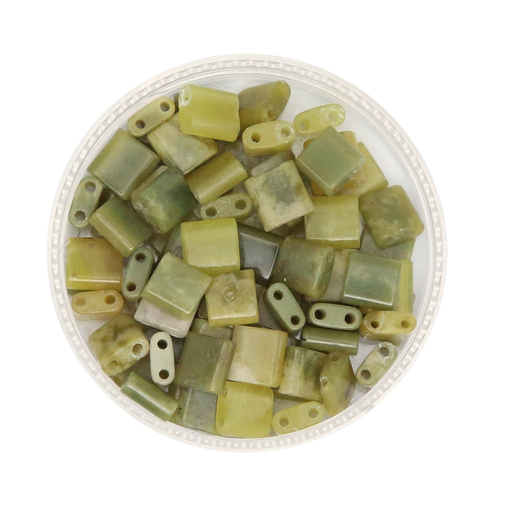 SOUTHERN JADE - Whole Stone Tile Beads