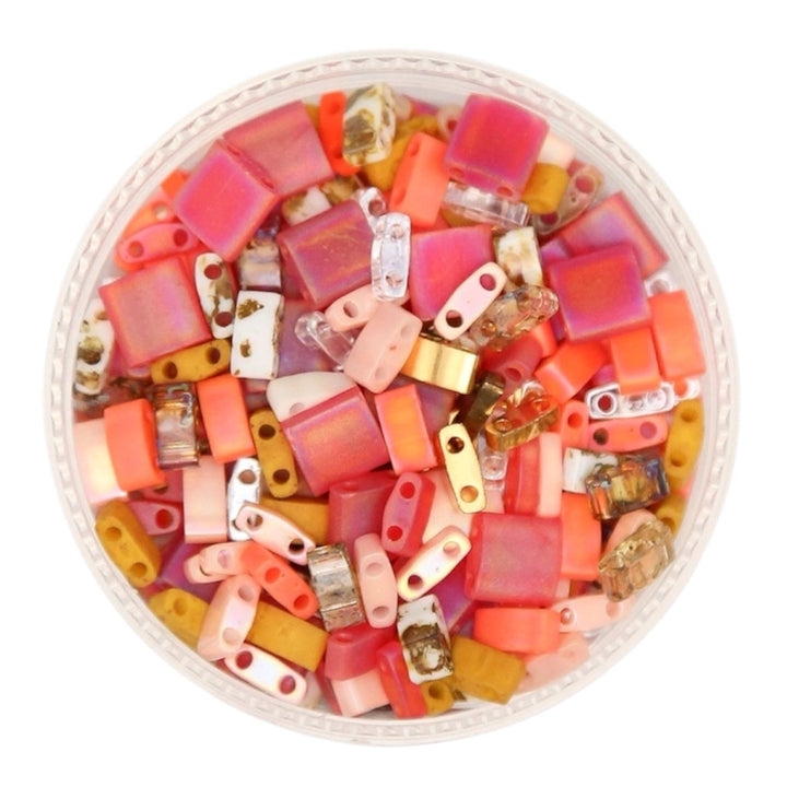 MISCHIEVOUS  - Multi-colored Tila Bead Mix