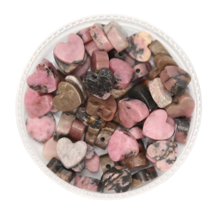 RHODOCHROSITE - Stone Heart Beads