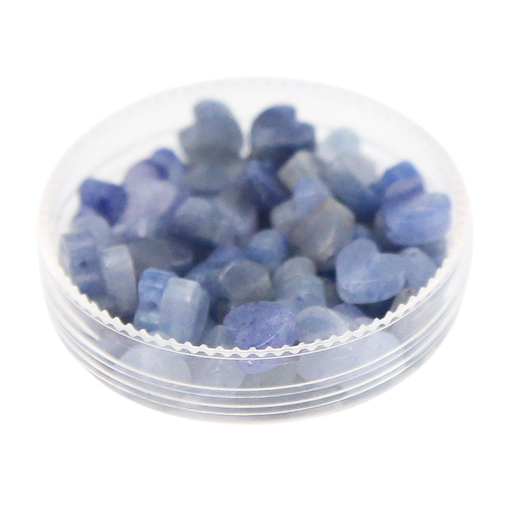BLUE AVENTURINE - Stone Heart Beads