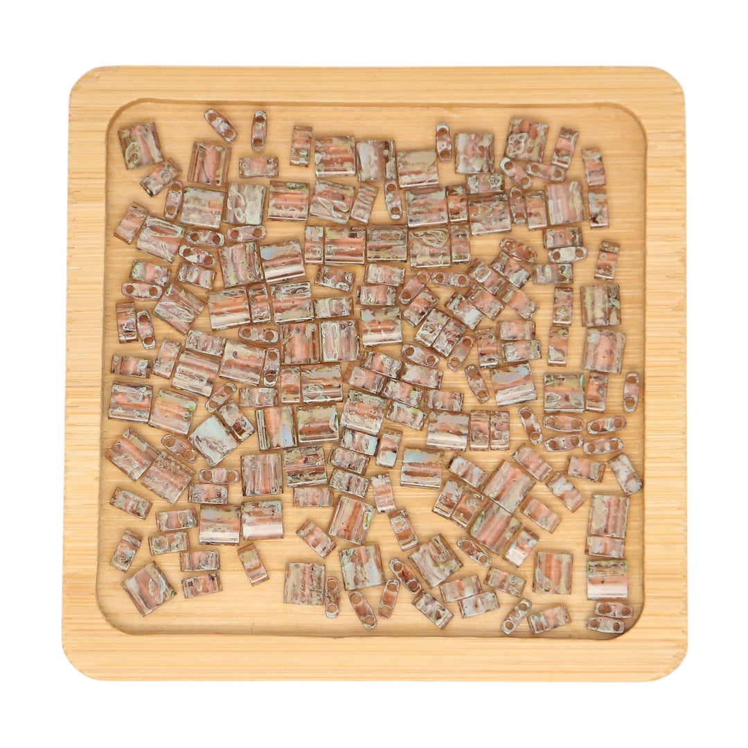 AUTUMN JASPER PICASSO - 4505 - Tan Bead Mix