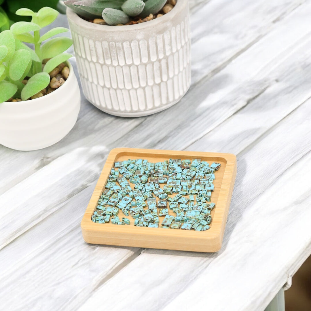 PAINTED TURQUOISE PICASSO - 4514 - Turquoise Bead Mix