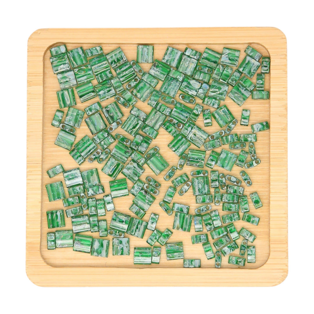JADE PICASSO - 4507 - Green Bead Mix
