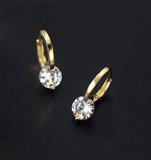 PIPER - 18K Gold & Zirconia Statement Earrings