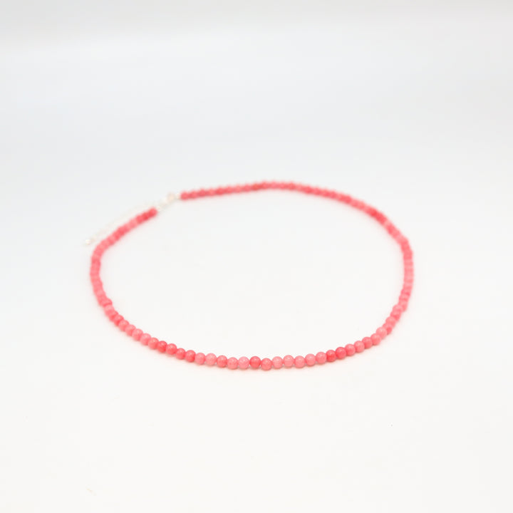PLUM BLOSSOM - Stone Bead Necklace