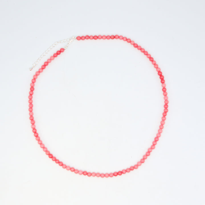 PLUM BLOSSOM - Stone Bead Necklace