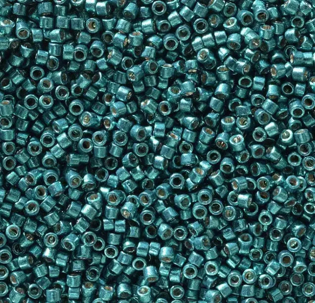 Poseidon Blue Duracoat 11/0 Delica Seed Beads || DB-2515 | | 11/0 delica beads || DB2515 |