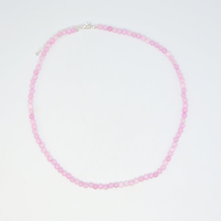 PURPLE JADE - Stone Bead Necklace