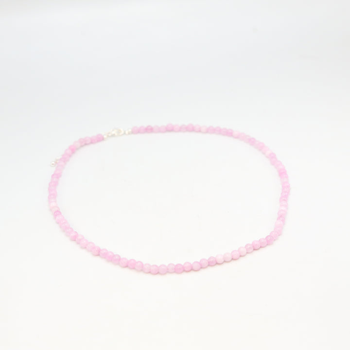 PURPLE JADE - Stone Bead Necklace