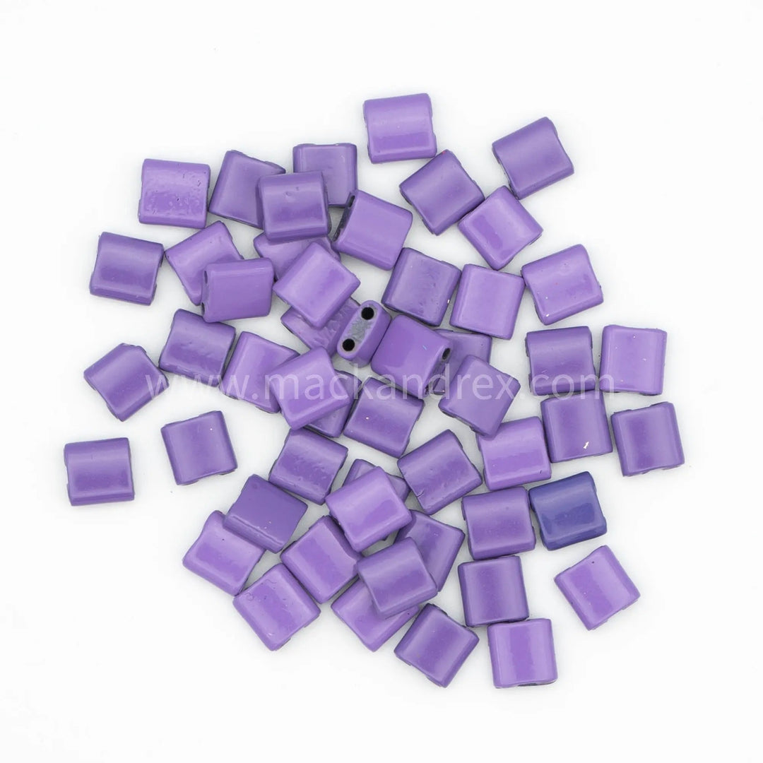 Purple Tila Beads, Miyuki Tila Beads