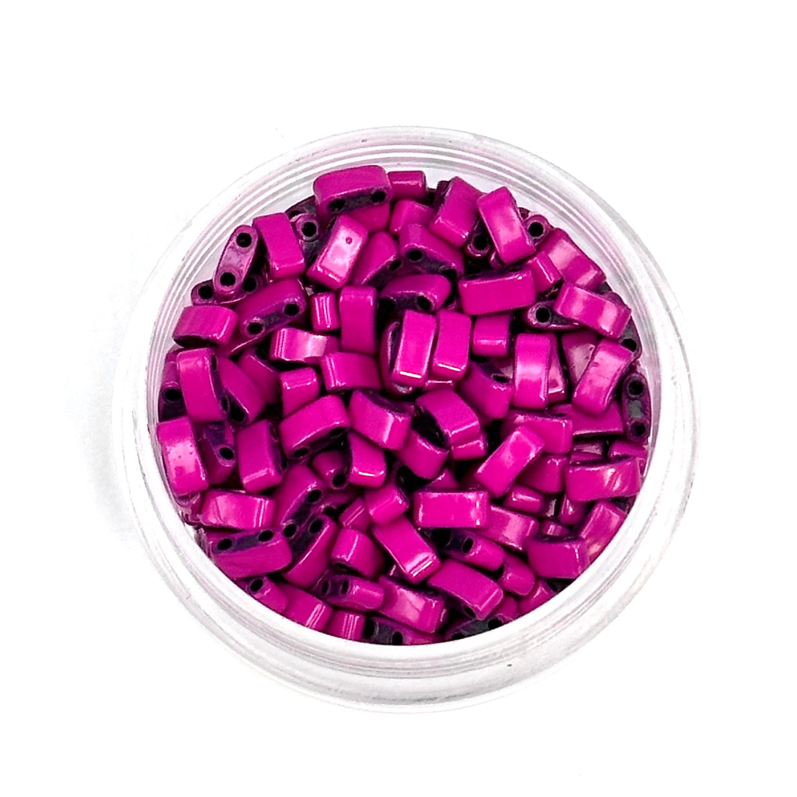 Rose Violet - Whole Tile Beads - Mack & Rex
