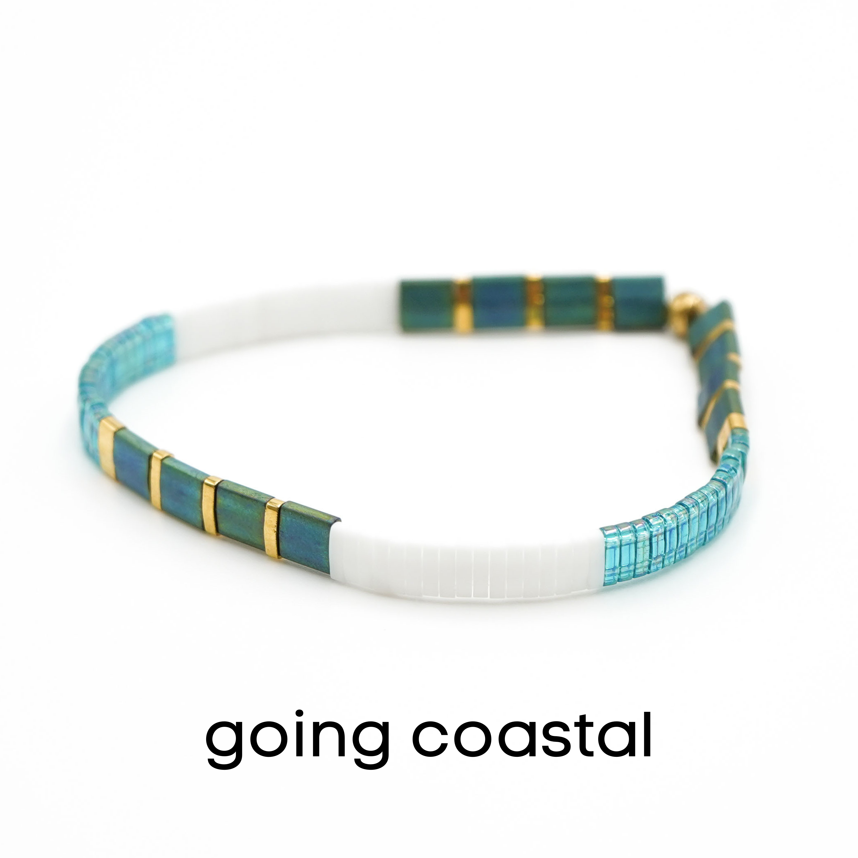 Blue and White Mermaid Bracelet – Shoreline Crafts
