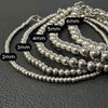 Load image into Gallery viewer, SILVER BALL BRACELETS - Stack or Individual - Mack &amp; Rex