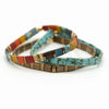 Load image into Gallery viewer, STAINED - Tila Bead Bracelets Stack - Mack &amp; Rex