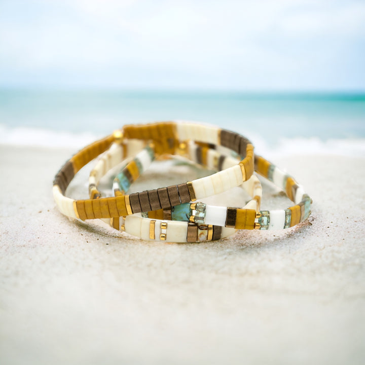 SAHARA - Tila Bead Bracelets Stack