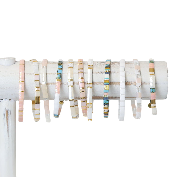 SALT AND ROSE - Tila Bead Bracelets