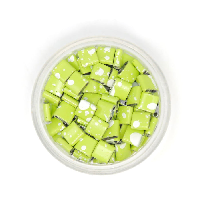 Salted Lime - Half Tile Beads - Mack & Rex