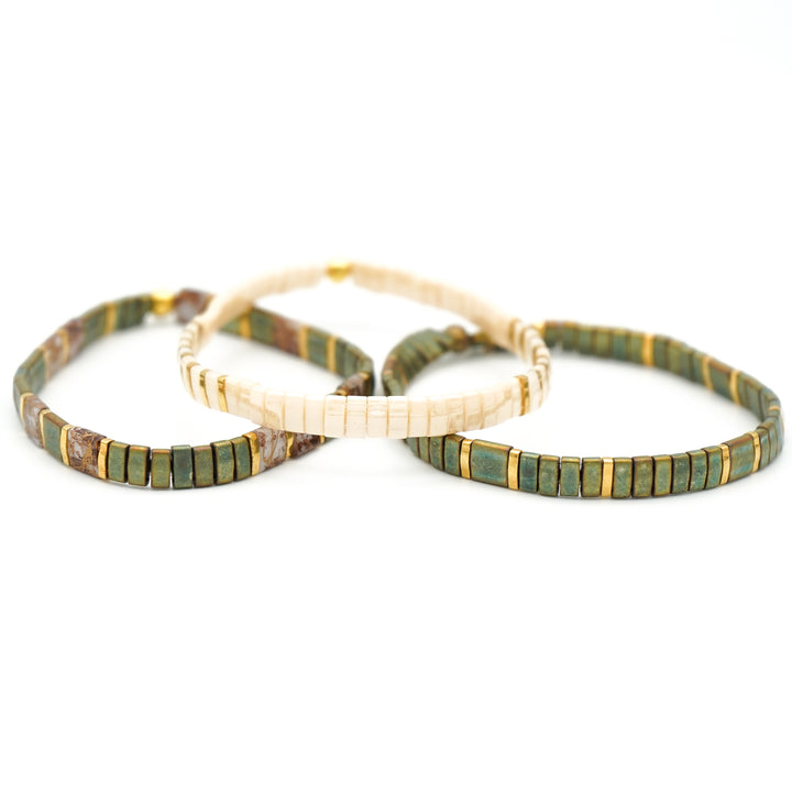 SAVANNA - Tila Bead Bracelets Stack